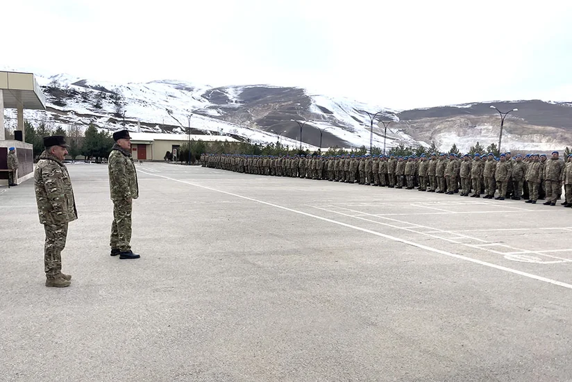 Azerbaijani Chief of General Staff inspects intensive combat training of military units