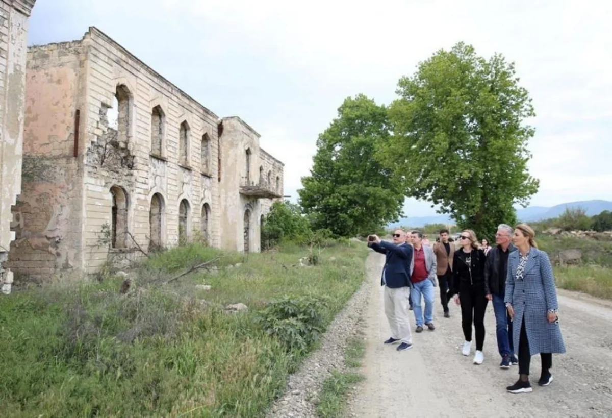 Xorvatiya parlamentinin nümayəndə heyəti Ağdama gedib, erməni vandalizminin izləri ilə tanış olub
