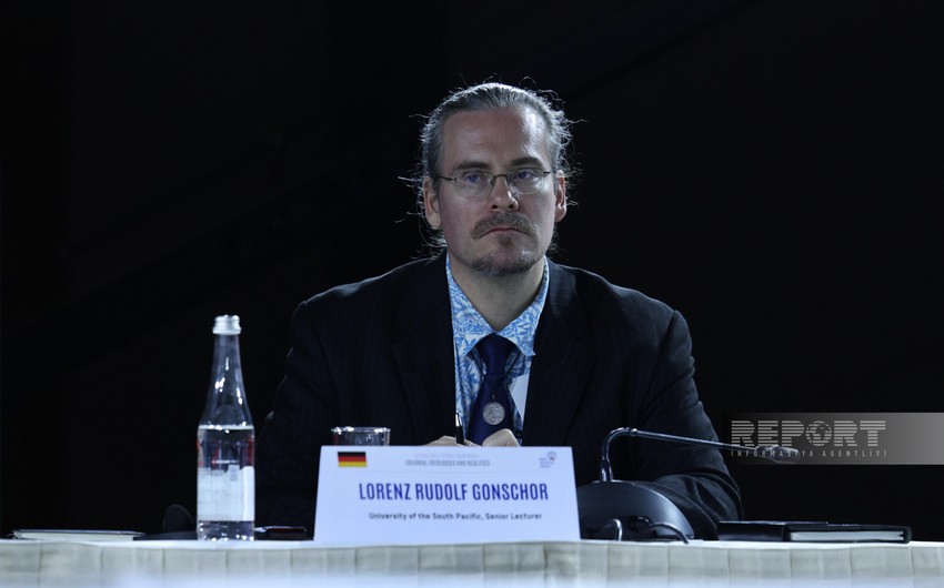 Lorenz Rudolf Gonschor thanks President Ilham Aliyev for addressing issue of colonialism