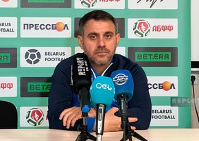 Azərbaycan millisinin baş məşqçisi: Belarusa məğlubiyyət üzücü oldu
