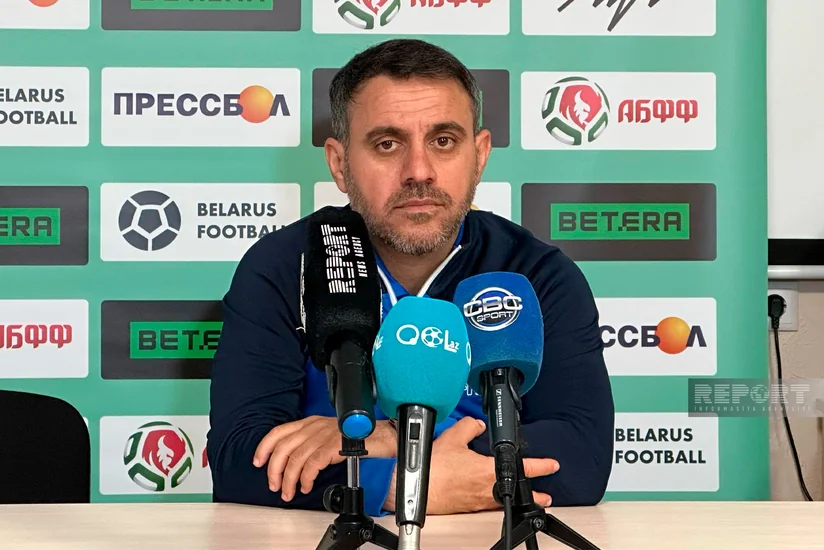 Azərbaycan millisinin baş məşqçisi: Belarusa məğlubiyyət üzücü oldu