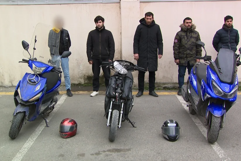 Binəqədidə mopedləri oğurlayan dəstə üzvləri tutulub