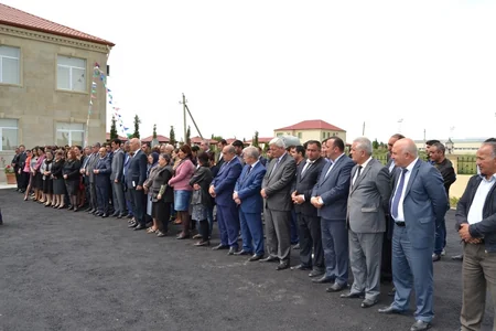 Füzuli rayon Statistika İdarəsinin yeni binasının açılışı olub