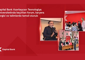 Kapital Bank ATU-da keçirilən forum, karyera sərgisi və təlimlərə qatılıb