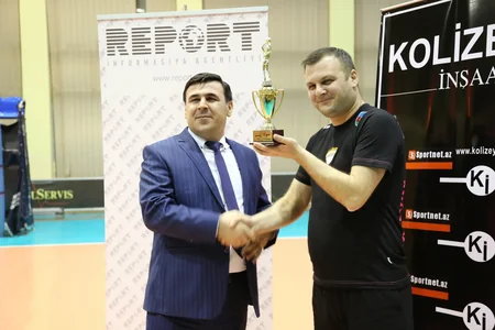 İdman jurnalistləri və Azəryol klubunun iştirakı ilə voleybol tədbiri keçirilib - FOTO