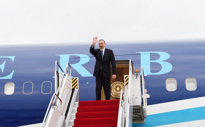 Prezident İlham Əliyevin Naxçıvana səfəri başa çatıb