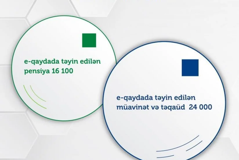 Ötən il 40 mindən çox şəxsə elektron qaydada pensiya, müavinət və təqaüd təyin edilib