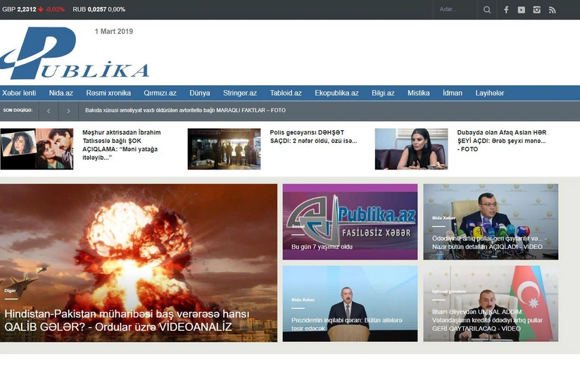 “Publika.az” və “Teleqraf.com”un 7 yaşı tamam olur