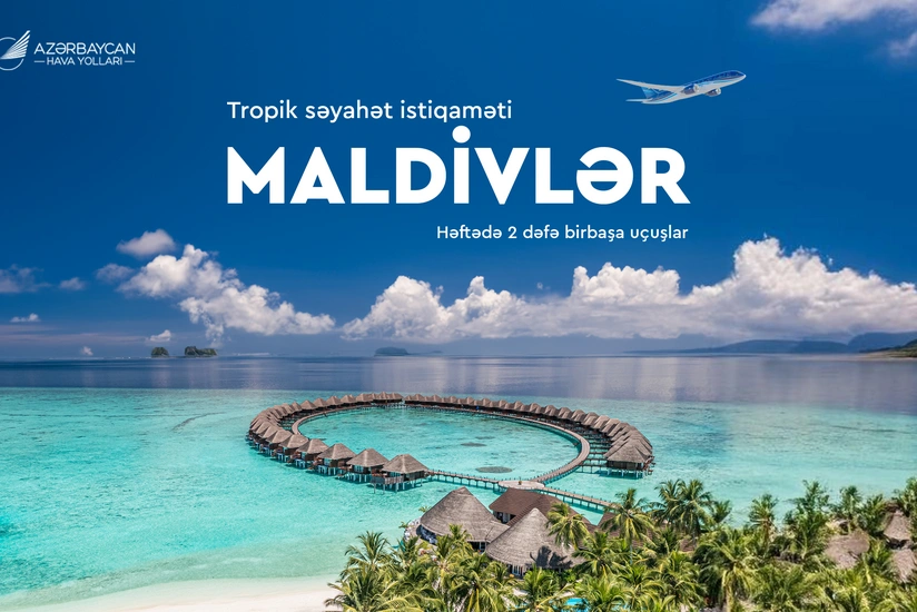 AZAL открывает прямые рейсы на Мальдивы