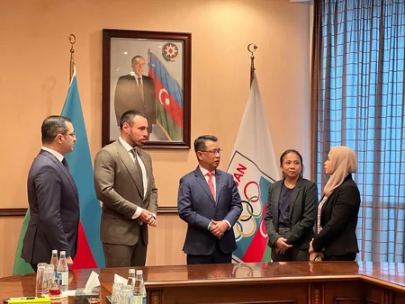 Azər Əliyev Malayziya Olimpiya Şurasının prezidenti ilə görüşüb