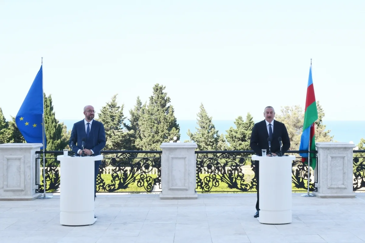 Ilham Aliyev, Charles Michel hold joint press conference