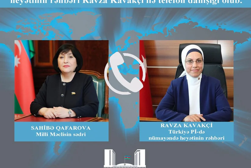 Ravza Kavakçı ilə Sahibə Qafarova arasında telefon danışığı olub