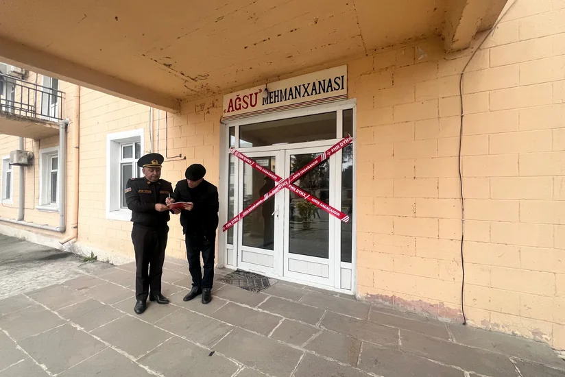Ağsuda mehmanxananın fəaliyyəti dayandırılıb