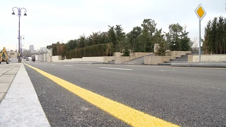 Xətai rayonunda inşa olunan yeni yol istifadəyə verilib