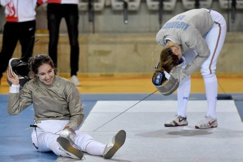 Azerbaijani sabre fencer stopped fight early at Rio 2016