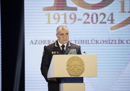 Azərbaycan təhlükəsizlik orqanlarının 105 illiyi ilə bağlı təntənəli tədbir təşkil olunub