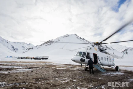 Alpinistlərin itkin düşdüyü dağlardan - FOTOREPORTAJ