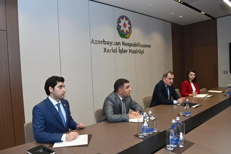 Ceyhun Bayramov Türkiyə Maarif Fondunun sədri ilə görüşüb