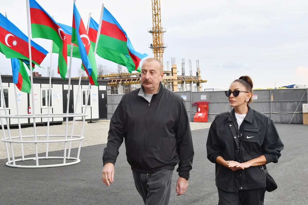 President Ilham Aliyev and First Lady Mehriban Aliyeva visit Aghdam district