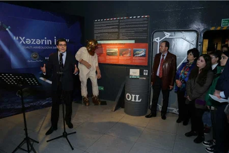 ASCO Xəzərin dibindən tapılmış eksponatları sərgiyə çıxarıb