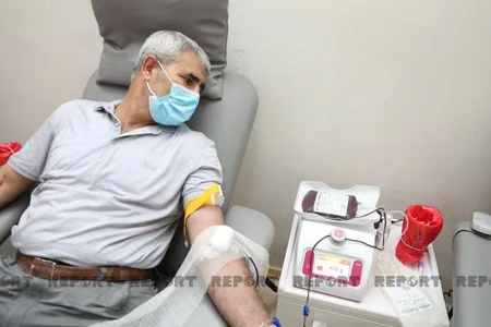 Aşura ilə əlaqədar qanvermə aksiyası keçirilir