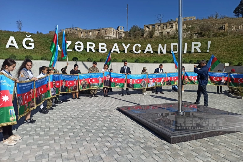 Talış kəndində zəfər yürüşü keçirilib