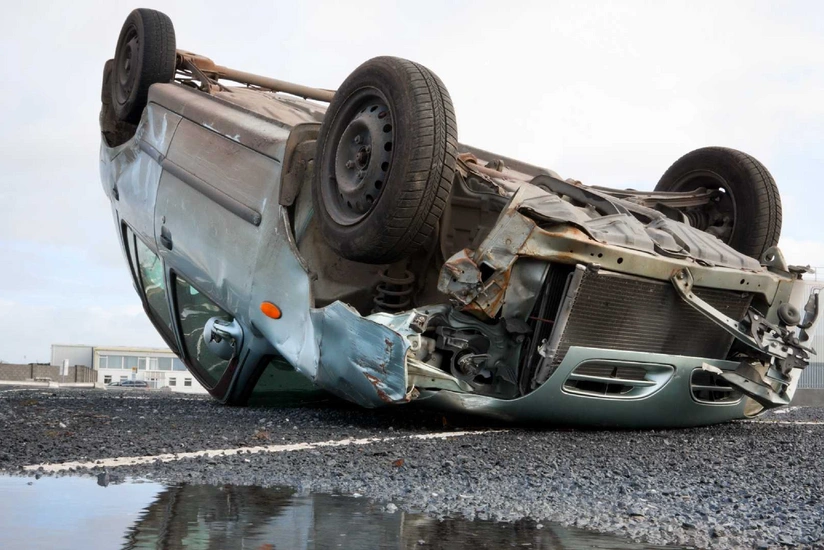 Salyanda avtomobil aşıb, bir ailənin 6 üzvü xəsarət alıb
