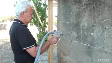 Ağsuda Şeyx Dursun türbəsinin bərpasına başlanılıb - VİDEO
