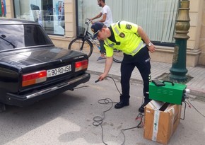 Kürdəmirdə reyd keçirilib, sürücülər cərimələnib
