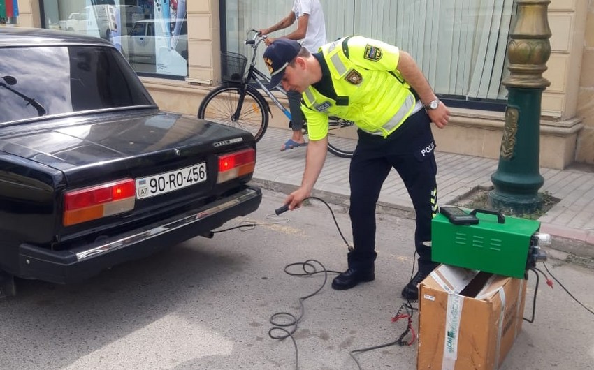 Kürdəmirdə reyd keçirilib, sürücülər cərimələnib