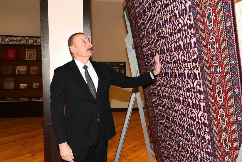 President Ilham Aliyev visits Tovuz branch of Azerkhalcha OJSC