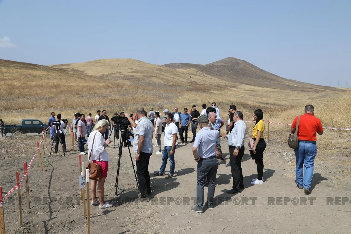 Journalists from Turkic Council states get acquainted with demining process in Fuzuli