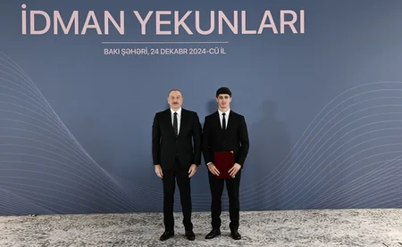 Prezident İlham Əliyev 2024-cü ilin idman yekunlarına həsr olunan mərasimdə iştirak edib - YENİLƏNİB