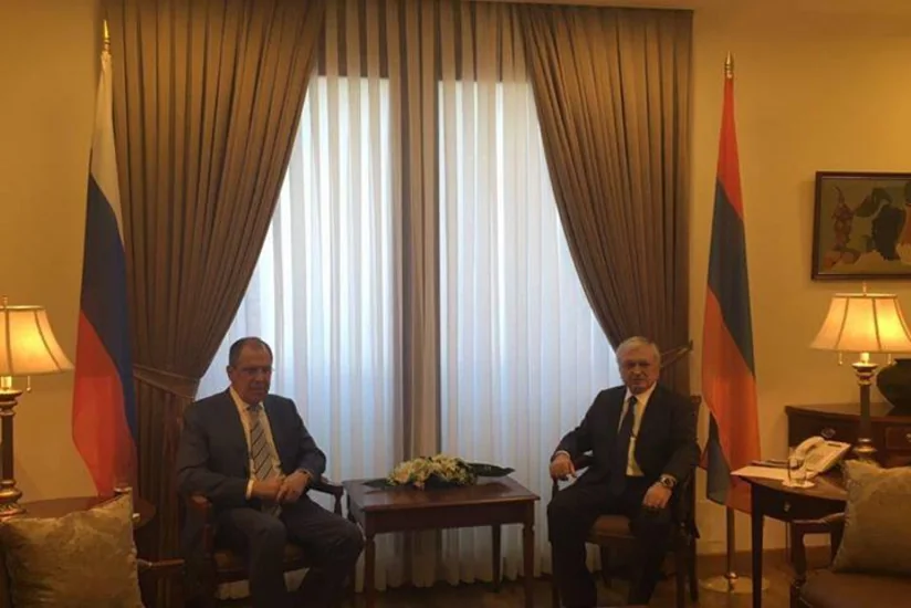 Russian Foreign Minister is on a visit to Armenia