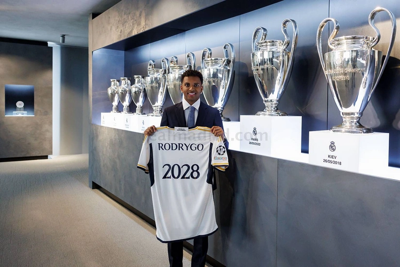 Rodrygo renews his Real Madrid contract until 2028
