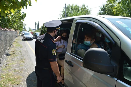 Balakəndə karantin rejimi ilə bağlı növbəti reyd keçirilib