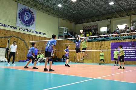 14 yaşadək voleybolçular arasında Azərbaycan çempionatına yekun vurulub