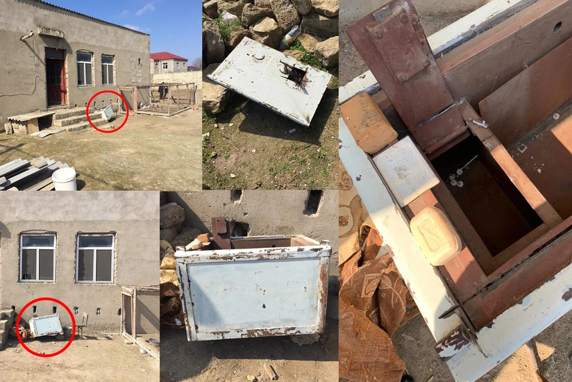 Bakıda evdən seyf oğurlayan şəxslər saxlanılıblar