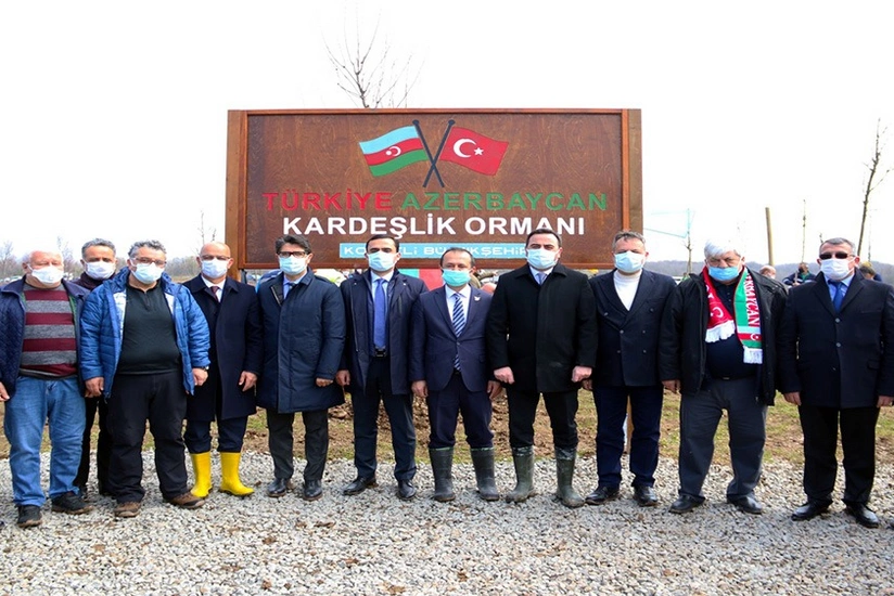 Kocaelidə Azərbaycan-Türkiyə qardaşlıq meşəsi salınıb