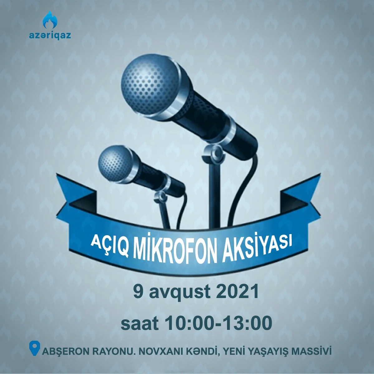 Gələn həftə “Azəriqaz”ın növbəti “Açıq mikrofon” aksiyası keçiriləcək