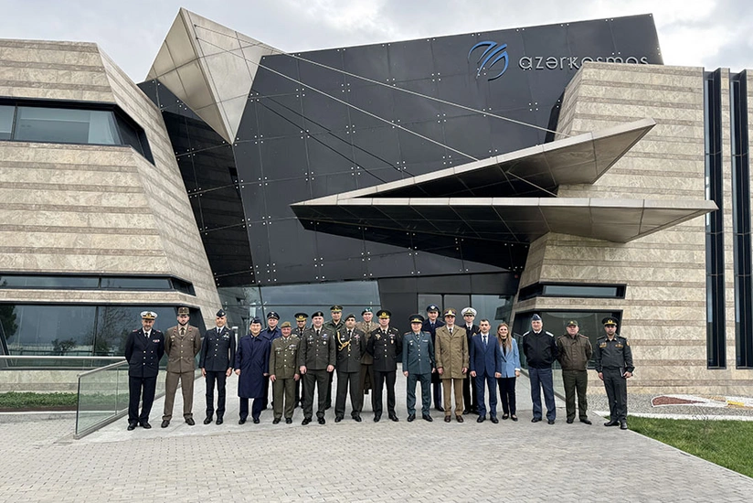 Hərbi attaşelər Azərkosmosda olublar
