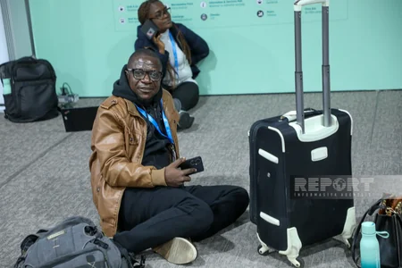COP29-un dördüncü gününün ilk saatlarından - FOTOREPORTAJ