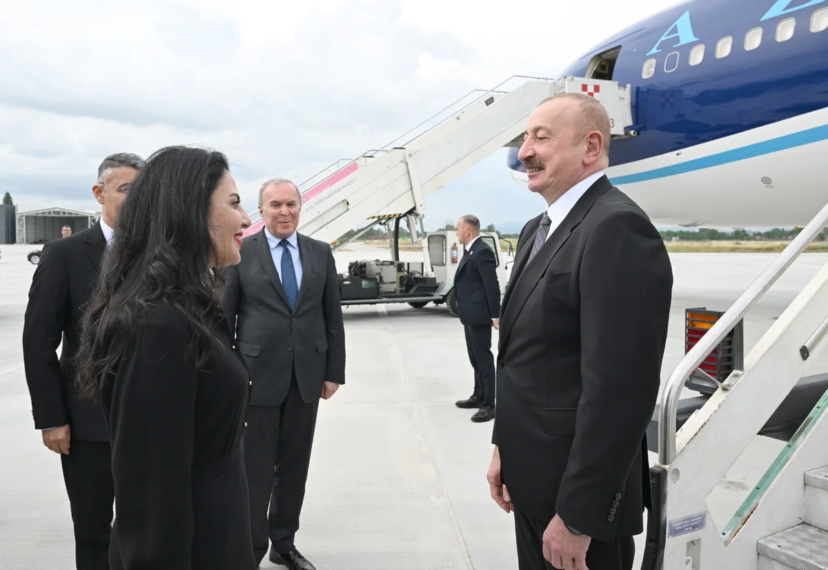 President Ilham Aliyev arrives in Albania for working visit