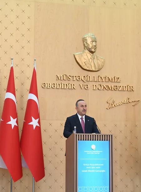 XİN Ceyhun Bayramovla Mövlud Çavuşoğlunun görüşü barədə məlumat yayıb - YENİLƏNİB-3