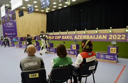 Stend atıcılığının səngər növü üzrə final yarışının qalibləri bəlli olub