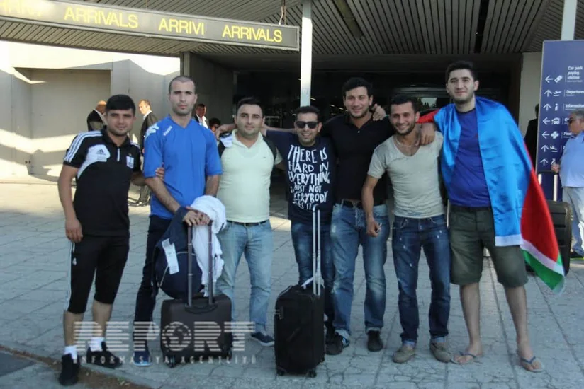 Azərbaycan millisi San Marinoya çatıb - FOTO