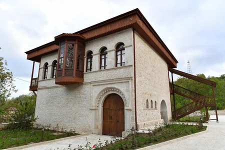 Ilham Aliyev and Mehriban Aliyeva participate in opening of Mehmandarovs' Estate Complex in Shusha