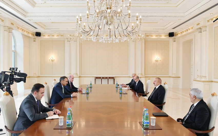 Prezident İlham Əliyev BP qrupunun baş icraçı direktorunu qəbul edib