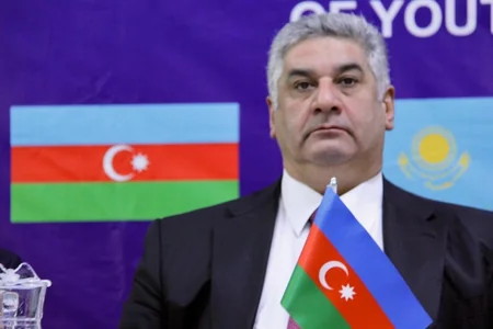 Azad Rəhimov Bişkekdə Türk Şurası Gənclər və İdman nazirlərinin iclasında təkliflə çıxış edib