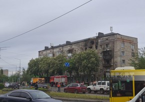 Kiyevə raket və dronlarla kütləvi hücum - FOTOREPORTAJ